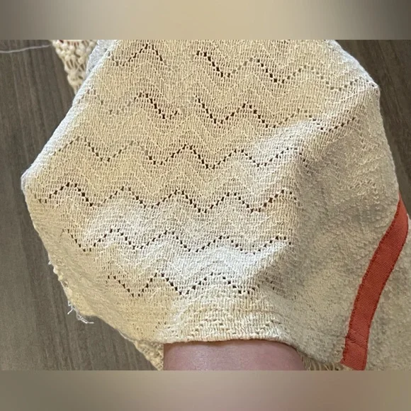 Miss Me Crocheted Tank - Sheer Front & Back - Size Medium - Picture 9 of 13